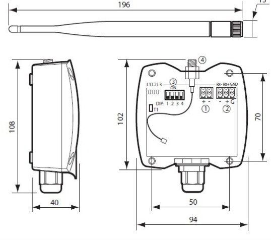 CAREL WS01AB2M20 Вытяжки отработанных газов #1