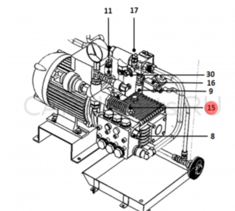 Клапан насоса регулятора высокого давления латунь CAREL UAKCV0HP00 Тепловые насосы #2