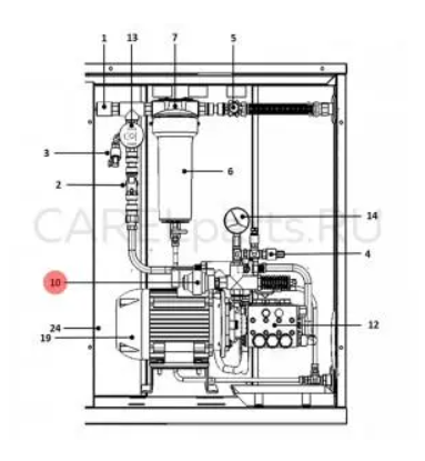 Помпа для UA060HD110 UA060HD210 латунь +SM CAREL UAKP060H10 Тепловые насосы #1